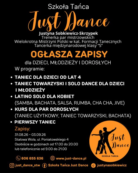 Just Dance szkoła Tańca Stalowa Wola